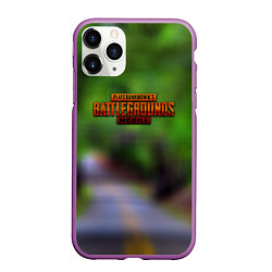 Чехол iPhone 11 Pro матовый Pubg mobile game, цвет: 3D-фиолетовый