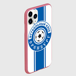 Чехол iPhone 11 Pro матовый Оренбург ФК, цвет: 3D-малиновый — фото 2