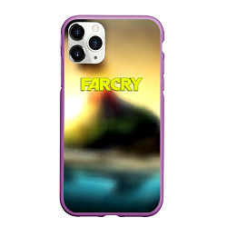 Чехол iPhone 11 Pro матовый Farcry tropicano, цвет: 3D-фиолетовый