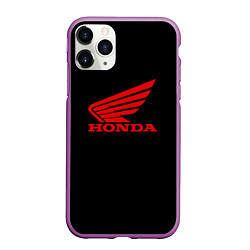 Чехол iPhone 11 Pro матовый Honda sportcar, цвет: 3D-фиолетовый