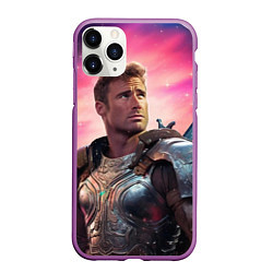 Чехол iPhone 11 Pro матовый William Glen Harold Herrington, цвет: 3D-фиолетовый