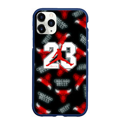 Чехол iPhone 11 Pro матовый Basketball jordan logo