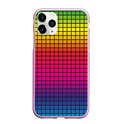 Чехол iPhone 11 Pro матовый Палитра rgb, цвет: 3D-розовый
