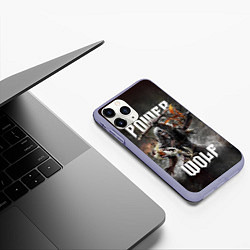 Чехол iPhone 11 Pro матовый Powerwolf: werewolf, цвет: 3D-светло-сиреневый — фото 2