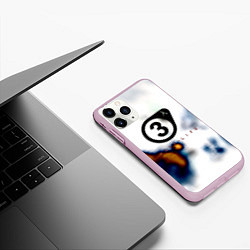 Чехол iPhone 11 Pro матовый Half life freeman, цвет: 3D-розовый — фото 2