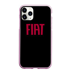 Чехол iPhone 11 Pro матовый Fiat sport auto brend, цвет: 3D-розовый