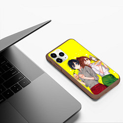 Чехол iPhone 11 Pro матовый Кёко Хори и Изуми Миямура, цвет: 3D-коричневый — фото 2