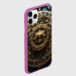 Чехол iPhone 11 Pro матовый Орнамент в кельтском стиле, цвет: 3D-фиолетовый — фото 2