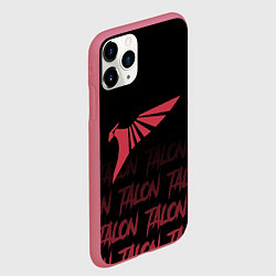 Чехол iPhone 11 Pro матовый Talon style, цвет: 3D-малиновый — фото 2