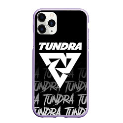 Чехол iPhone 11 Pro матовый Tundra style, цвет: 3D-светло-сиреневый