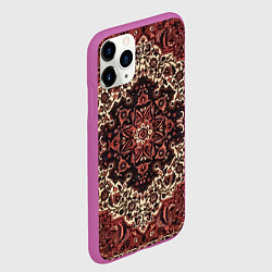 Чехол iPhone 11 Pro матовый Ковролин, цвет: 3D-фиолетовый — фото 2