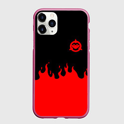 Чехол iPhone 11 Pro матовый Battletoads fire team