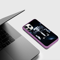 Чехол iPhone 11 Pro матовый Depeche Mode - Мартин и Дэйв, цвет: 3D-фиолетовый — фото 2