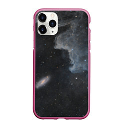 Чехол iPhone 11 Pro матовый Бесконечная вселенная, цвет: 3D-малиновый