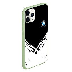 Чехол iPhone 11 Pro матовый BMW стильная геометрия спорт, цвет: 3D-салатовый — фото 2