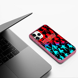 Чехол iPhone 11 Pro матовый Хвост Хвеи anime, цвет: 3D-малиновый — фото 2