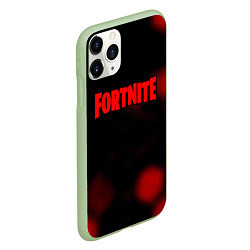 Чехол iPhone 11 Pro матовый Fortnite the games, цвет: 3D-салатовый — фото 2