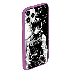 Чехол iPhone 11 Pro матовый Маки Зенин из Jujutsu kaisen, цвет: 3D-фиолетовый — фото 2