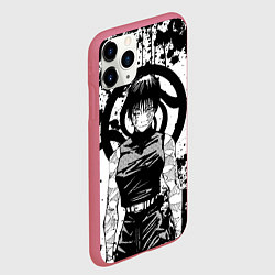Чехол iPhone 11 Pro матовый Маки из клана Зенин - manga, цвет: 3D-малиновый — фото 2