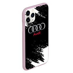 Чехол iPhone 11 Pro матовый AUDI sport краски, цвет: 3D-розовый — фото 2