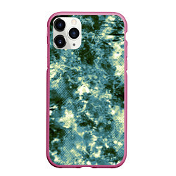 Чехол iPhone 11 Pro матовый Абстракция - ocean in grunge style