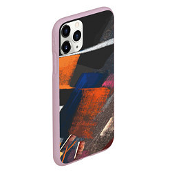 Чехол iPhone 11 Pro матовый Меловая симфония, цвет: 3D-розовый — фото 2