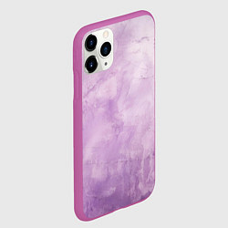 Чехол iPhone 11 Pro матовый Лавандовый гранж, цвет: 3D-фиолетовый — фото 2