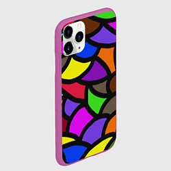 Чехол iPhone 11 Pro матовый Яркие краски жизни, цвет: 3D-фиолетовый — фото 2