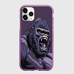 Чехол iPhone 11 Pro матовый Lord of the Jungle, цвет: 3D-фиолетовый