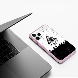 Чехол iPhone 11 Pro матовый Thirty seconds to mars Jared Leto music, цвет: 3D-розовый — фото 2