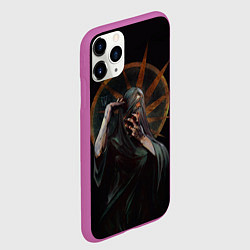 Чехол iPhone 11 Pro матовый Within Temptation bleed out, цвет: 3D-фиолетовый — фото 2