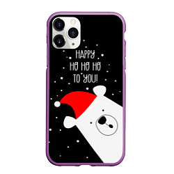 Чехол iPhone 11 Pro матовый Happy ho ho ho to you