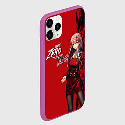 Чехол iPhone 11 Pro матовый Darling in the Franxx 002, цвет: 3D-фиолетовый — фото 2