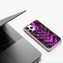 Чехол iPhone 11 Pro матовый Pink slime, цвет: 3D-розовый — фото 2