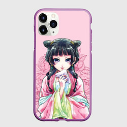 Чехол iPhone 11 Pro матовый Маомао - Монолог фармацевта, цвет: 3D-фиолетовый