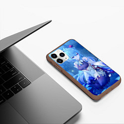 Чехол iPhone 11 Pro матовый Genshin Impact Гань Yu, цвет: 3D-коричневый — фото 2