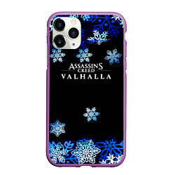 Чехол iPhone 11 Pro матовый Assasins creed winter is coming, цвет: 3D-фиолетовый