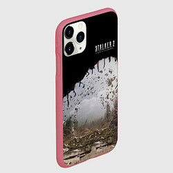 Чехол iPhone 11 Pro матовый STALKER 2 выход из тоннеля, цвет: 3D-малиновый — фото 2