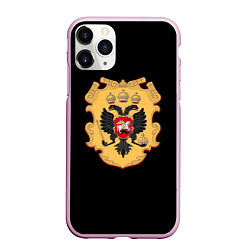 Чехол iPhone 11 Pro матовый Имперский герб символкика, цвет: 3D-розовый