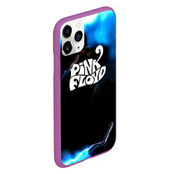 Чехол iPhone 11 Pro матовый Pink floyd абстракт бенд, цвет: 3D-фиолетовый — фото 2