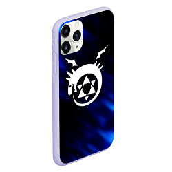 Чехол iPhone 11 Pro матовый Fullmetal Alchemist soul, цвет: 3D-светло-сиреневый — фото 2