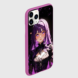 Чехол iPhone 11 Pro матовый Ферн в платье - Sou sou no frieren, цвет: 3D-фиолетовый — фото 2