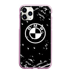 Чехол iPhone 11 Pro матовый BMW sport color, цвет: 3D-розовый