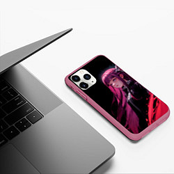 Чехол iPhone 11 Pro матовый Ферн - sou sou no frieren, цвет: 3D-малиновый — фото 2