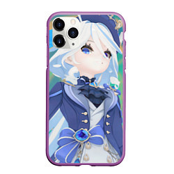 Чехол iPhone 11 Pro матовый Genshin Impact Furina mockery