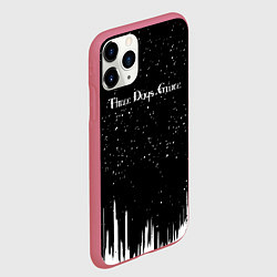 Чехол iPhone 11 Pro матовый Three days grace rock band, цвет: 3D-малиновый — фото 2