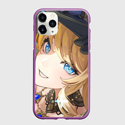 Чехол iPhone 11 Pro матовый Genshin Impact Навия