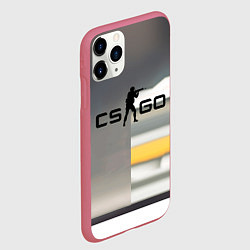 Чехол iPhone 11 Pro матовый Counter Strike go - shooter video game, цвет: 3D-малиновый — фото 2