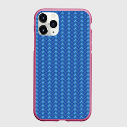 Чехол iPhone 11 Pro матовый Зигзаг с уголочкам