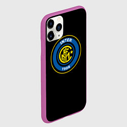 Чехол iPhone 11 Pro матовый Inter fc, цвет: 3D-фиолетовый — фото 2